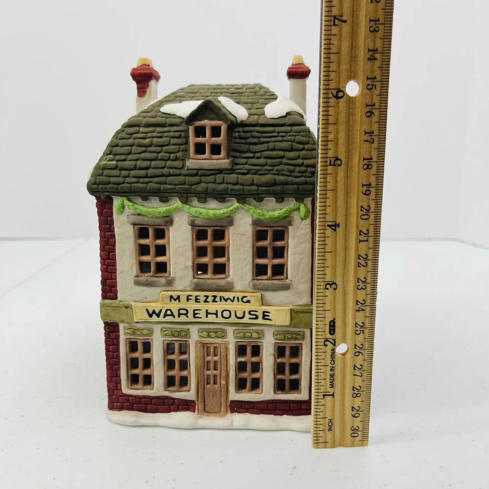 Dept 56 Dickens Village Series A Christmas Carol M Fezziwig Warehouse - Picture 7 of 16
